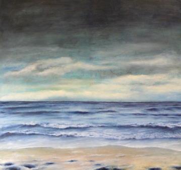 Leinwand 100x100 cm Acryl u. Öl