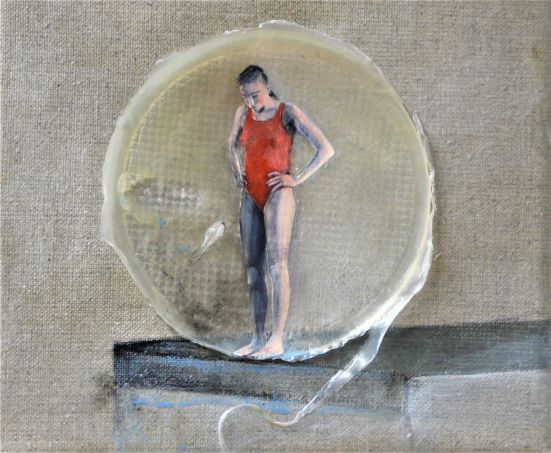 LW 20x20cm Öl