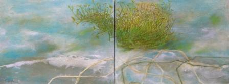 2 Leinwände Acryl/Öl